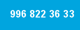 996 822 36 33